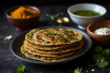 Methi Thepla - Traditional Gujarati Fenugreek Flatbread