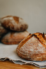 black and white craft bread