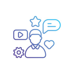 Social Media vector icon