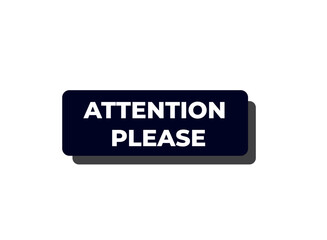 attention please, clock, button, Application, Button, Background, vector, banner template, website, design,
