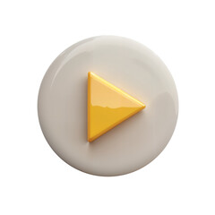 play icon on metal button