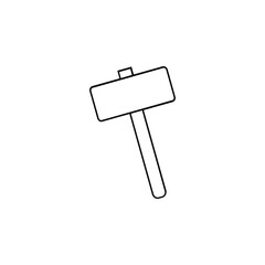 hammer icon for construction purposes