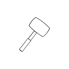 hammer icon for construction purposes