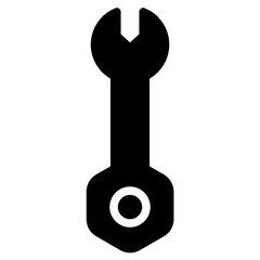 Spanner Parts Tool Line Icon
