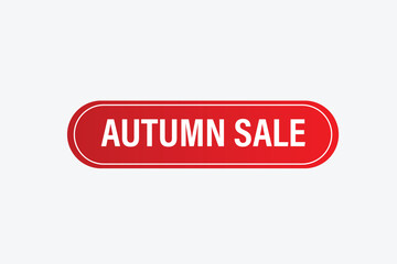 autumn sale, clock, button, Application, Button, Background, vector, banner template, website, design,
