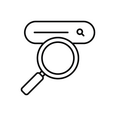 Keyword Search vector icon