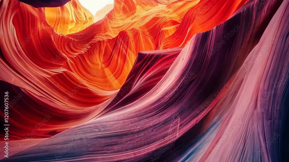 Canvas Prints vibrant colors swirl through the canyon valley, creating a stunning display of light and shadow at s