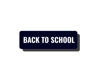 Back to school, clock, button, Application, Button, Background, vector, banner template, website, design,

