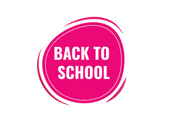 Back to school, clock, button, Application, Button, Background, vector, banner template, website, design,
