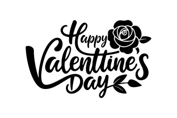 happy valentines day minimalist t shirt design