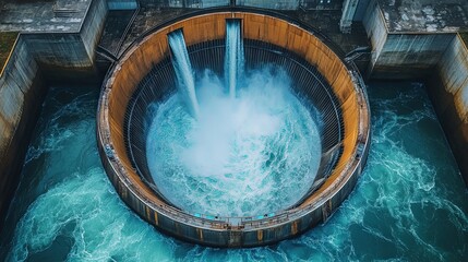 Hydroelectric power turbines, essential components in the generation of renewable energy, harness the energy of flowing water to produce electricity
