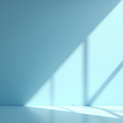 Fond abstrait bleu clair avec une lumi&egrave;re ensoleill&eacute;e 