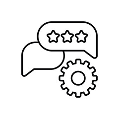 Customer Review vector icon