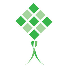 Illustration of Ramadan ketupat