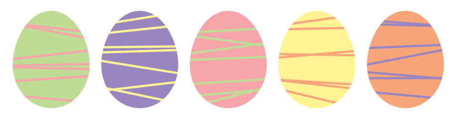 Pastel Easter Eggs