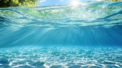 Vibrant colors and serene imagery create a soothing vacation ambiance.