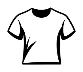 Simple shirt icon illustration vector.