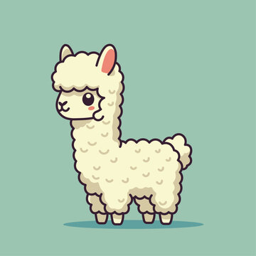 Alpaca vector illustration