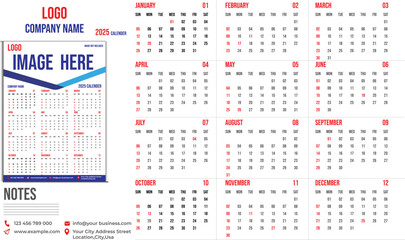 Calendar for Year 2025 (United States) English language with United States public holidays
Illustration Formats.