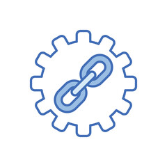 Link Building vector icon
