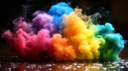 abstract colorful background waves beautiful