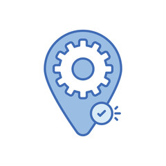 Place Optimization vector icon