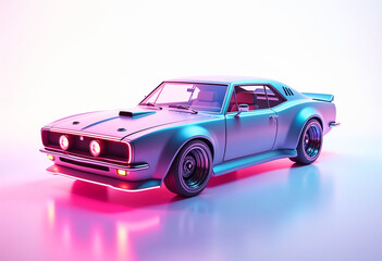 car isolated on white