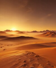 Naklejka premium Gradient of orange and yellow hues blending into a warm golden brown, color gradient, cozy atmosphere