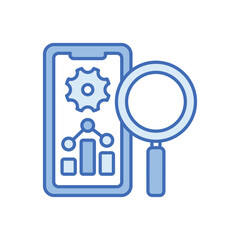 Mobile Analysis vector icon