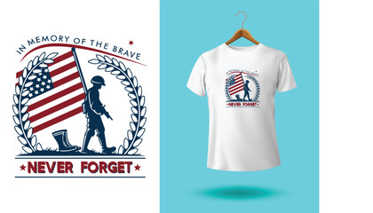 America Land Of The Free Since 1776 Because of The Brave T Shirt Design. Best Typography Vector T shirt Design, Softball Dad USA Flag Design.