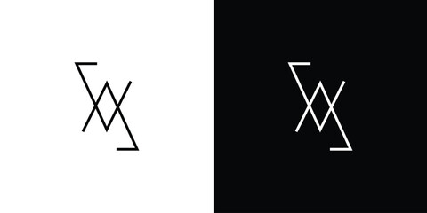 Fototapeta premium Unique and elegant X logo design