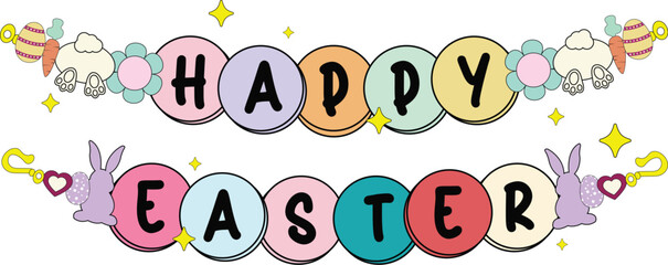 happy easter Friendship Bracelet PNG