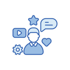 Social Media vector icon