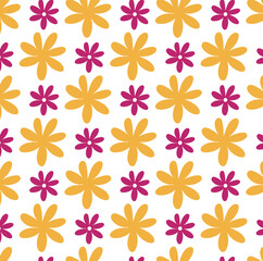 seamless background with flowers