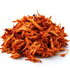 Naklejka premium A pile of red meat with a lot of seasoning on top