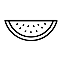 Watermelon, Fruit, and Summer Icon