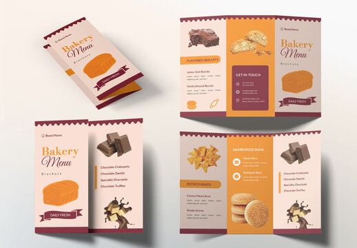 Bakery Menu Layout