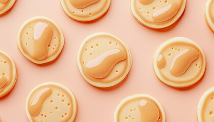 Delicious pancakes with syrup kitchen food photography bright aesthetic sweet treats