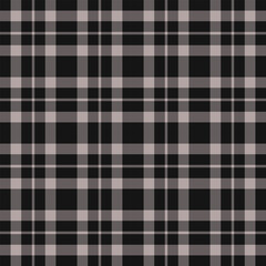 Design vector background plaid, room fabric seamless tartan. Packaging texture textile pattern check in grey and black colors.
