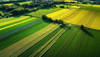 Photorealistic representation of country roads and rural nature.