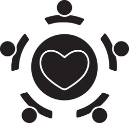 An illustration of a stickman icon in a crossed-out circle silhouette