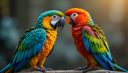 blue and yellow macaw