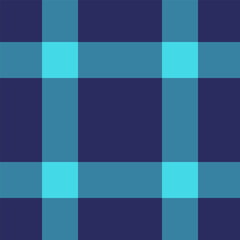Back to school vector background seamless, mockup pattern texture plaid. Idea textile tartan check fabric in cyan and blue colors.