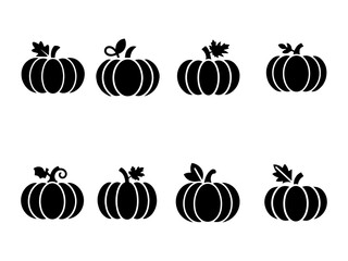 Halloween pumpkin silhouette.