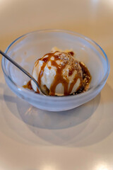 黒蜜きな粉がけアイスクリーム