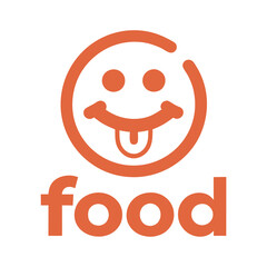 Creative Food Logo art Vector illustration.