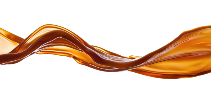 Brown color liquid wave