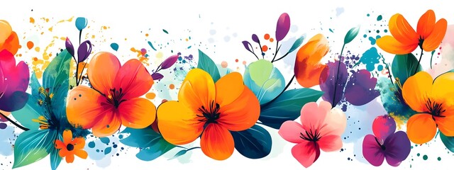 Abstract Floral Design
