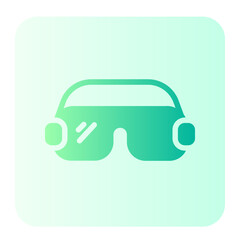 Obraz premium Glasses gradient icon