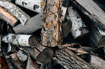 firewood, heating season, heating, wood for the winter, stoke the stove, chopped firewood